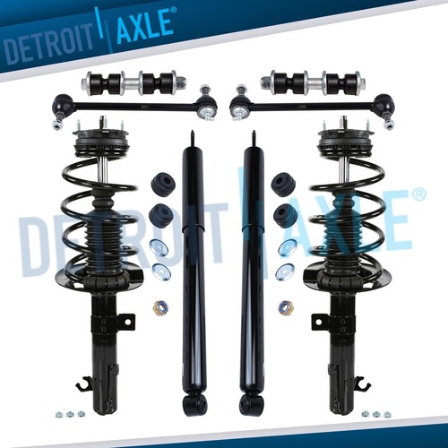 Front struts coil spring - w/,